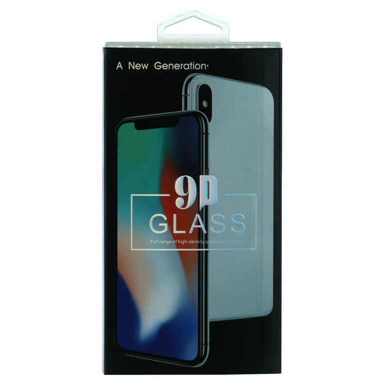 Basics Full-Coverage Tempered Glass Screen Protector for iPhone  XR/11 - 6.1 Inch, (5.63 x 2.68), 2-pack