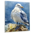thumbnail image 2 of Designart "Seagull on the Shore IV" Seagull Metal Wall Decor, 2 of 5