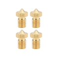 thumbnail image 1 of 4pcs 0.4mm 3d Printer Nozzle Head M6 Thread Replacement For V5 V6 3mm Extruder Printbrass, 1 of 5
