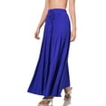thumbnail image 2 of Women's Plus Size Tiered Ruffle Raw Hem Maxi Skirt, 2 of 4