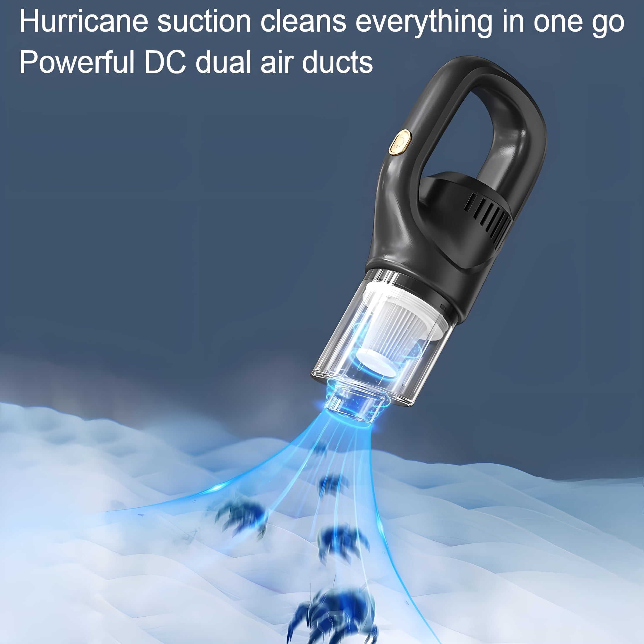 ZEPARO Wet Vacuum for Carpet Handheld Vacuum Cleaner Wireless Compressed Electric Air Duster 9000pa Suction Portable USB Vacuum Buster Air Blower For Car Desk Computer Keyboard Home