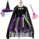 thumbnail image 1 of Vestido sin mangas con cuello redondo hasta la rodilla para niños de Europa y Estados Unidos, vestido de princesa de malla, ropa de juego de rol de payaso de Halloween, ropa de actuación para fiestas, 1 of 8