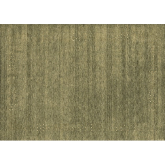 Ahgly Company Indoor Rectangle Abstract Brown Contemporary Area Rugs, 4' x 6'