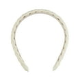 thumbnail image 6 of Tayshia by Scunci Comfort No-Squeeze Satin Braided Headband, Cream, 6 of 7