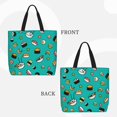 thumbnail image 2 of Balery Sushi Bolsa de Mano para Mujeres con Cremallera, Bolsa de Gimnasio con Compartimentos, Bolsa para Laptop, Bolsa para Trabajo, 2 of 7