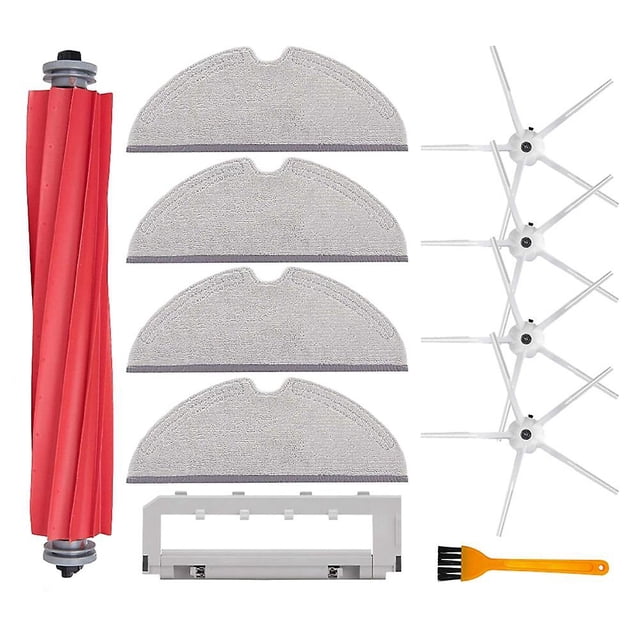 11 Uds para aspiradora Xiaomi Roborock T8 cepillo principal cepillo lateral de trapo