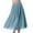 Dark Blue, variant on Summer Saving! Ashirexll Long Skirts for Women, Summer Skirts for Women, Women's Summer Solid Color A-line Long Skirt Fashion and Casual Pleated Flowy Skirt