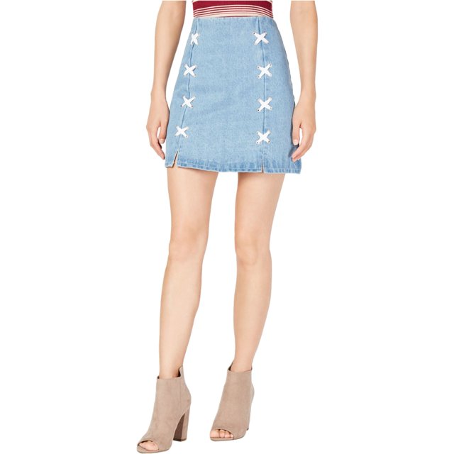 Minifalda con cordones Sage The Label azul XS