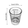 thumbnail image 3 of Dsscvnef Thickened Coffee Graduated Glass Graduated Measuring Cup Double Measuring Cup With Graduated Coffee Cup Three Red Sizes Ceramic Coffee Mugs Cups Mugs for, 3 of 4