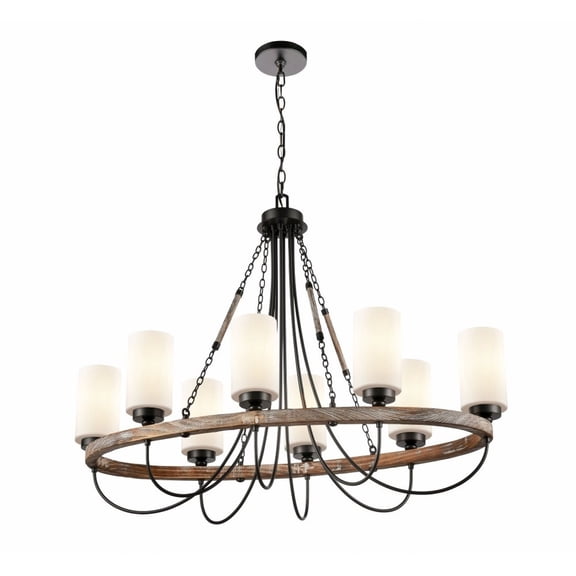Innovations Lighting - Paladin - 8 Light Chandelier In Farmhouse Style-29.75