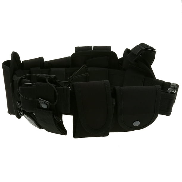 Cinturón Para Uso General, Riñonera, Equipo De Guardia De Policía De Seguridad Con Funda Para Radio Sunnimix Cinturón de policía de cintura