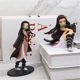 thumbnail image 5 of Muñeca de personaje de anime, 4 piezas/set Figuras de personajes de anime Figuras Adornos de muñecas Colección de postura sentada de rodillas Modelo Muñeca de juguete Valor inmejorable, 5 of 8