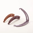 thumbnail image 6 of Mightlink Women Horsetail Hair Claw Plastic Back Head Hair Clip Banana Shape Hairpin Head Accessories, 6 of 8