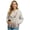 Off-White-Deer Floral, variant on DISNIMO Dachshund Floral Printed Jackets for Women Long Sleeve Sweatshirts Zip Up Outwear Coat for Fall Winter, S