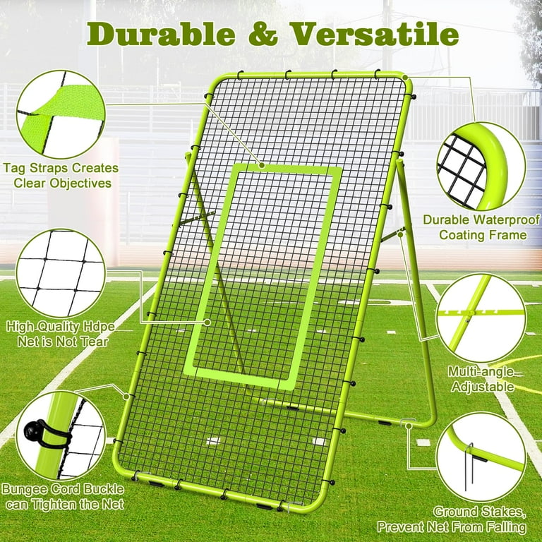 7x4 FT Volleyball Rebounder Net, 5-Angle Adjustable | Ubuy
