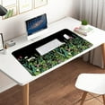 thumbnail image 5 of Extended Gaming Mouse Pad(35.4x15.7 in), Large Desk Pad Laptop Computer Keyboard Mat Waterproof Desk Decor Writing Pad for Work, Game, Office, Home - Black Flower, 5 of 6