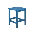 thumbnail image 3 of Polytrends  Laguna Hdpe All Weather Outdoor Patio Foldable Adirondack Chairs With Side Table (3-Piece Set) Pacific Blue, 3 of 7