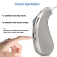 thumbnail image 6 of iadr Hearing Aids for Seniors with Noise Cancelling and Volume Control, Rechargeable Hearing Aids for Hearing Loss with Charging Case,Pair,Silver, 6 of 10