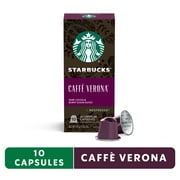 Starbucks by Nespresso Original Line Capsules, Caff Verona, 1 box (10 pods)