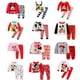 thumbnail image 2 of Conjuntos de pijamas de manga larga para niños y niñas, ropa de dormir para bebés, Mickey, Minnie Mouse, Spiderman, coches, 2 of 4