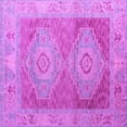 thumbnail image 1 of Ahgly Company Indoor Square Oriental Purple Modern Area Rugs, 5' Square, 1 of 4