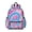 Pink and Blue, variant on Pink and Blue Tie Dye Pattern Backpack for School, Cute School Bag with Adjustable Shoulder Straps and Padded Back, 13.4"x11"x4.7"
