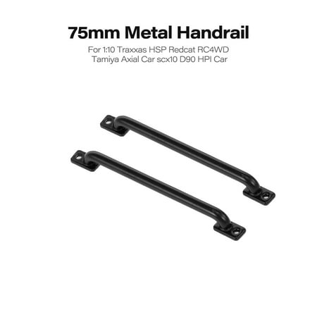 2pcs 75mm Car Railing Metal Handrail for 1:10 RC Crawler Pickup Truck Traxxas HSP Redcat Tamiya Axial scx10 D90 (Best Pickup Truck For The Money)