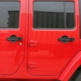 thumbnail image 5 of 5PCS Carbon Fiber pattern ABS Car Exterior Side Tailgate Door Handle Bowl Panel Cover scratch-resistant Trim For Jeep Wrangler JK 2007-2017, 5 of 9