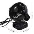 thumbnail image 2 of OUNONA Car Fan for Rear Seat Simple Design Vehicles Circulation Fan 1 Set, 2 of 8
