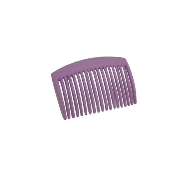 Guardurnaity 10 peines torcidos para el cabello, decoración clásica Simple con puntiagudos, tenedor de plástico, peine, herramientas para mujeres, Cuidado del cabello Púrpura claro Guardurnaity CE013204-09B