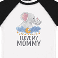thumbnail image 4 of Inktastic I Love My Mommy Cute Elephants in Night Sky Boys or Girls Toddler T-Shirt, 4 of 5