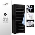 thumbnail image 2 of Closet Zapatera STAY ELIT Minimalista Armario Organizador Multifuncional Negro 27 pares 9 niveles, 2 of 5