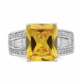 thumbnail image 6 of Sterling Silver Yellow & Clear CZ Ring QR1459, 6 of 11