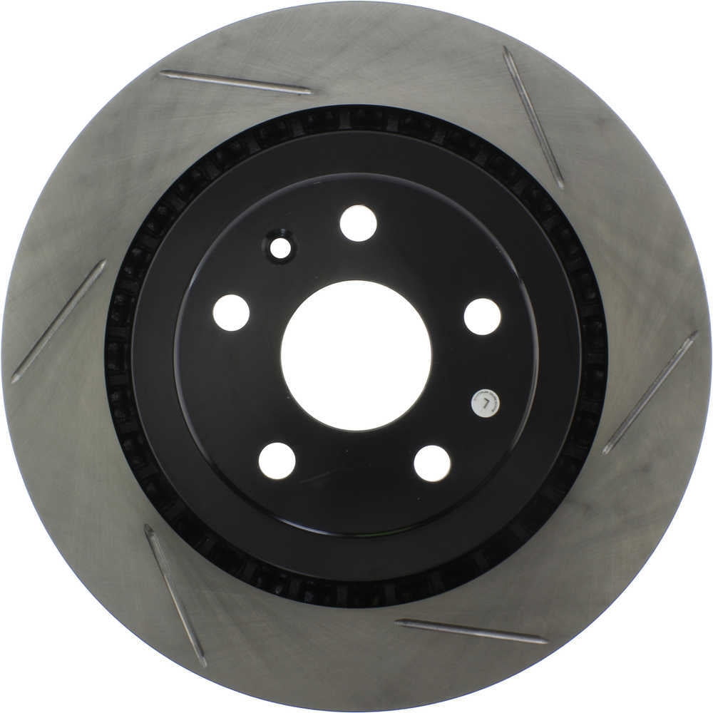 Stoptech Sport Slotted Brake Rotor; Rear Left Fits select: 2016 CHEVROLET CAMARO, 2017 CHEVROLET CAMARO LS/LT