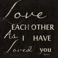 thumbnail image 2 of Greene, Taylor 15x15 White Modern Wood Framed Museum Art Print Titled - LOVE EACH OTHER, 2 of 4