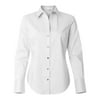Calvin Klein 13CK018 Women's Cotton Stretch Shirt - White - Medium