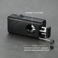 thumbnail image 2 of All in One Triple Jet Flame Butane Torch Lighter Built-In Cutter, Cutter V Cut, Punch, Holder Function, Draw Enhancer Tool, Refillable And Adjustable Windproof Lighter. (Sold Without Gas), 2 of 8