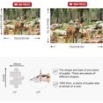 thumbnail image 3 of Deer in The Jungle Jigsaw Puzzle 500 Pieces Wooden Jigsaw Puzzles, Puzzle for Adults, Fun Challenging Brain Exercise Family Game Creative Gift for Friends Parents Grandparents, 3 of 7