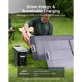 thumbnail image 5 of AMPACE Andes 1500 Portable Power Station, 1462Wh LiFePO4 Battery, 2400W (Surge 3600W) AC Output with 1x200W Panel, 55-Minute Fast Recharge, Solar Generator for Home Backup, 5 of 13