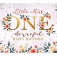 thumbnail image 4 of Floral Design Little Miss One Banner Decorative First Birthday for Birthday Party Decoration Event Background Celebration, 4 of 8