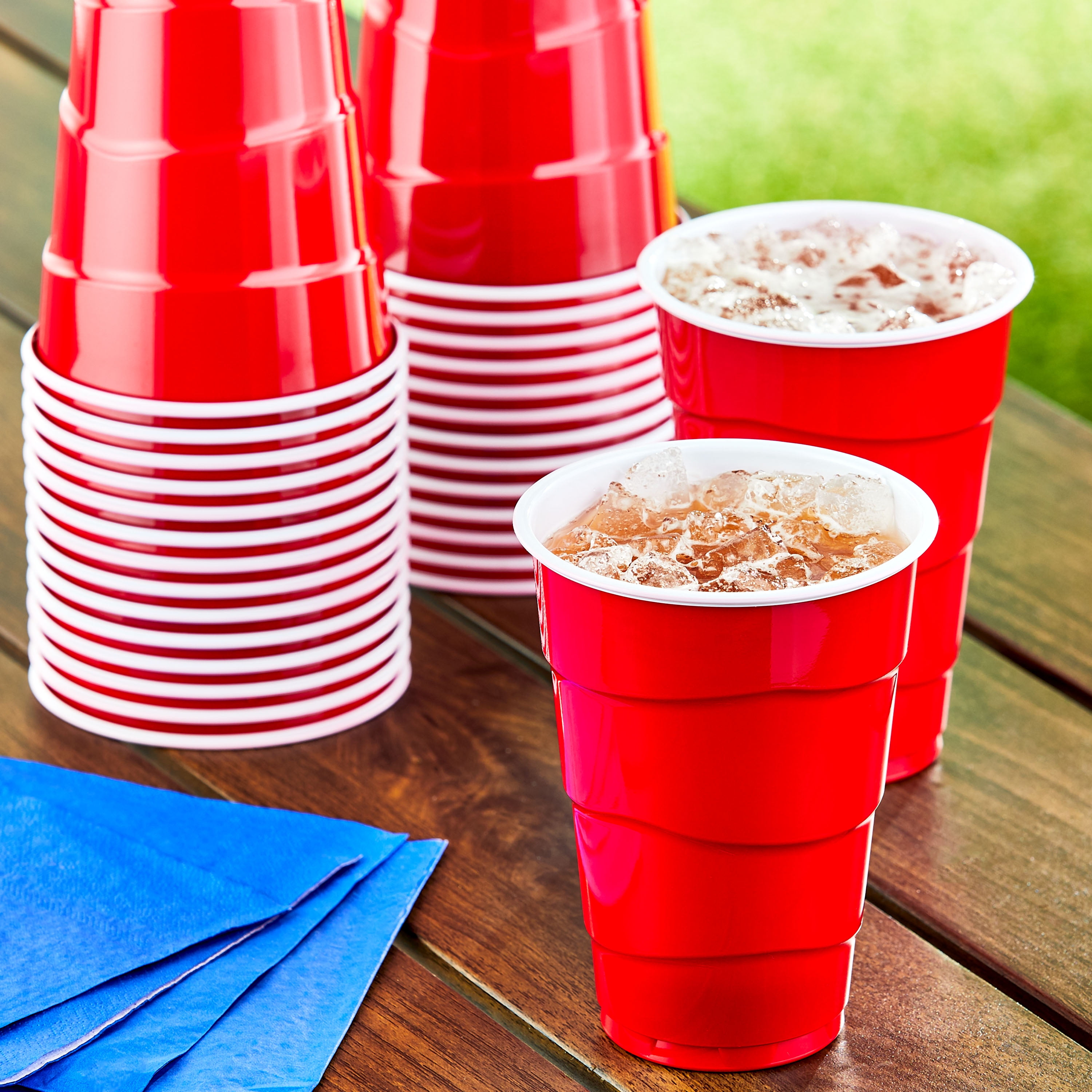 12 OZ Plastic Red Cups Value Pack Of Disposable Party Cups Party Cups Wine  Cups