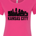 thumbnail image 4 of Inktastic Kansas City Skyline Grunge Women's T-Shirt, 4 of 5