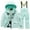 Green, variant on SGMVNU Boys Girls Winter Ski Jacket and Snowbibs Pants Set 2-Piece Snowsuit Lined Down Coat Snowboard Outfits for Kids Size 6-8 Years Blue