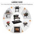 thumbnail image 5 of GPED Heat Resistant Grill Mats, 48×36 Inch Under Grill Mat for Outdoor Grill to Protect Your Prep Table and Outdoor Grill Table - Fire Proof & Water Proof & Oil Proof BBQ Mat - Black (0.6mm), 5 of 7