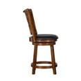 thumbnail image 6 of Home Square 23.5" Carmen Wood Counter Stool in Rustic Oak Brown - Set of 2, 6 of 11