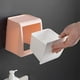 thumbnail image 5 of Mini bote de basura montado en la pared, taza de recolección de desechos de cocina sin perforaciones, cubo de basura para cocina, baño, inodoro, oficina - gris TUNC Sencillez, 5 of 5