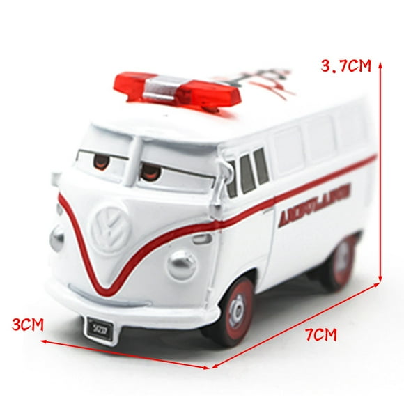 Disney Pixar Cars 2 Lightning McQueen white Fillmore Doc Hudson Metal Diecast Model Cars Kids Christmas Gifts