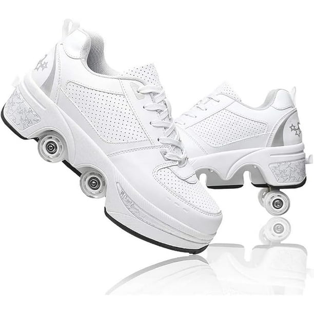 Roller Skates Shoes Deformation Automatic Walking Shoes with