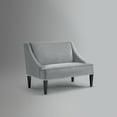 thumbnail image 6 of Inspired Home Rayna Grey Velvet Bench - Upholstered | Swoop Arm, 6 of 11