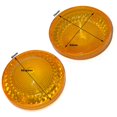 thumbnail image 4 of Fits Royal Enfield and Yamaha Blinker Turn Signal Indicator Lens Set Yellow, 4 of 5